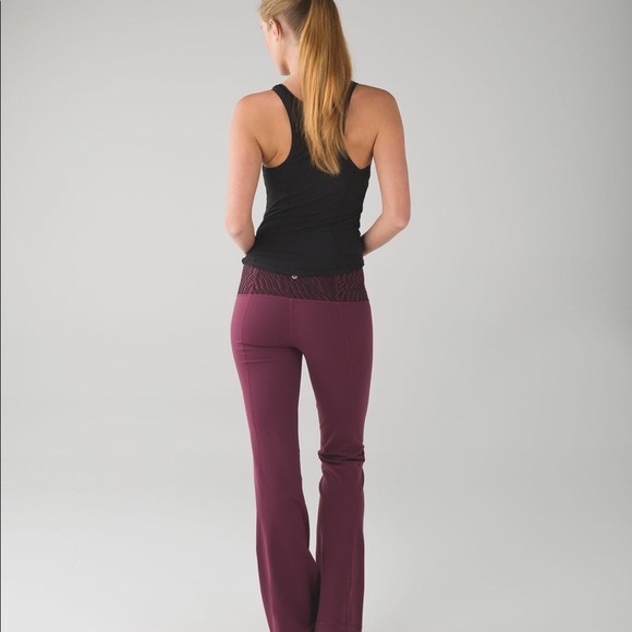 Lululemon Groove Pant III (Regular) - Bordeaux Drama burgundy - Picture 1 of 9
